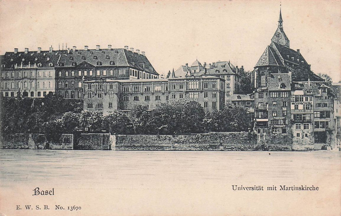 Basel Universitat Mit Martinskirche