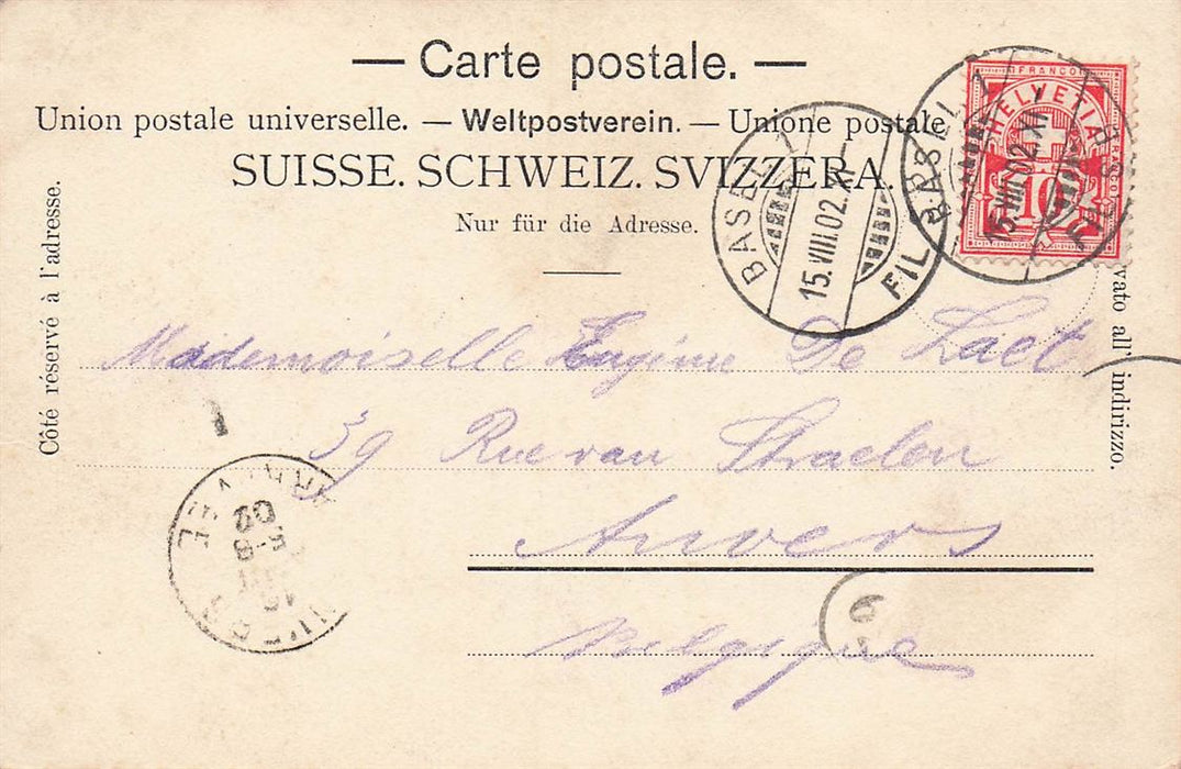 Basel Blick Von Der Elisabethenkirche