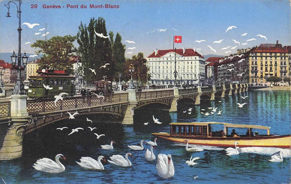 Geneve Pont Du Mont-Blanc