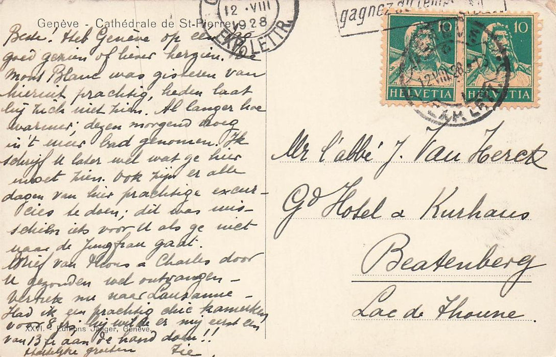 Geneve Cathedrale De St-Pierre