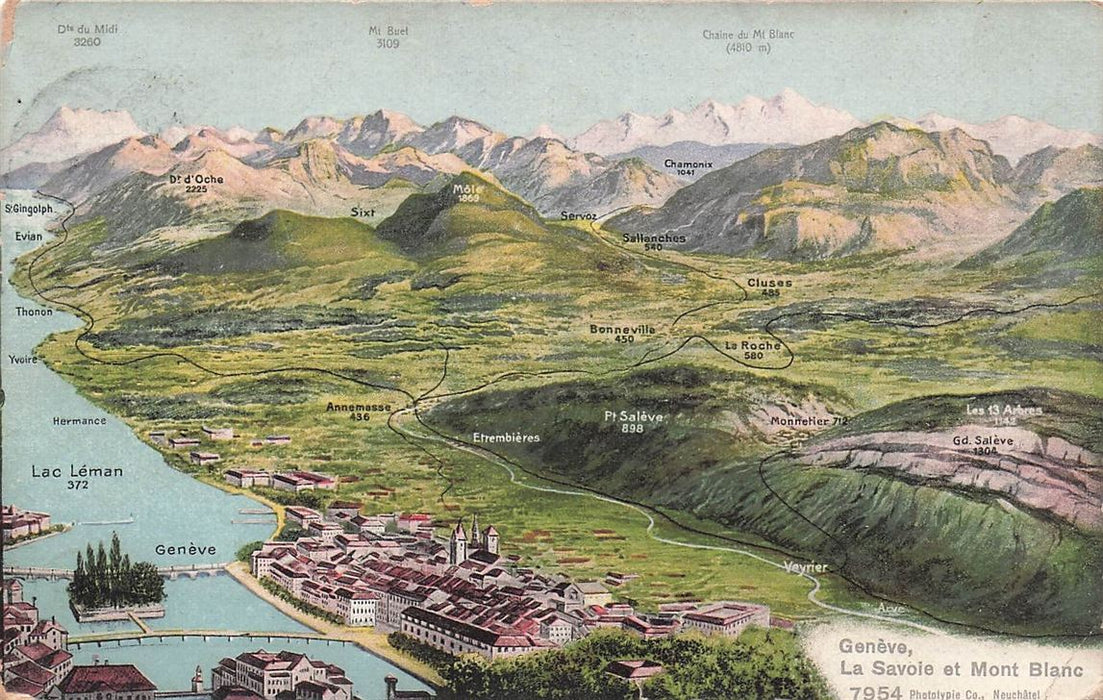 Geneve La Savoie Et Mont Blanc
