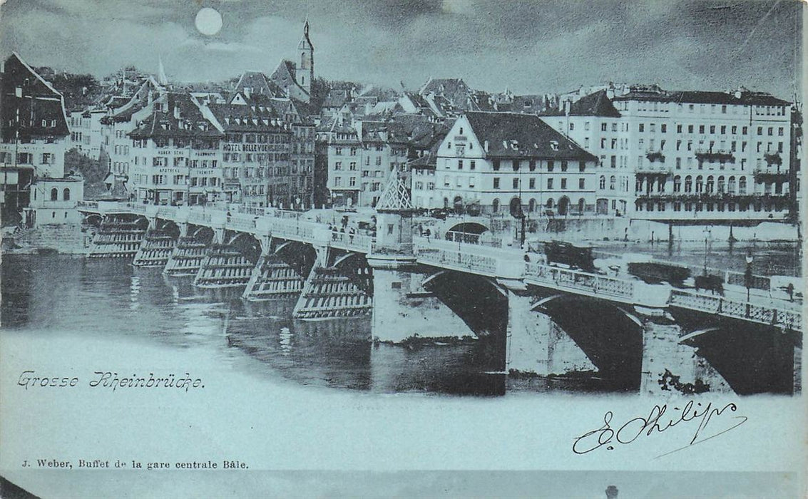 Basel Grosse Rheinbrucke