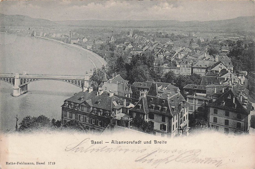 Basel Albanvorstadt Und Breite