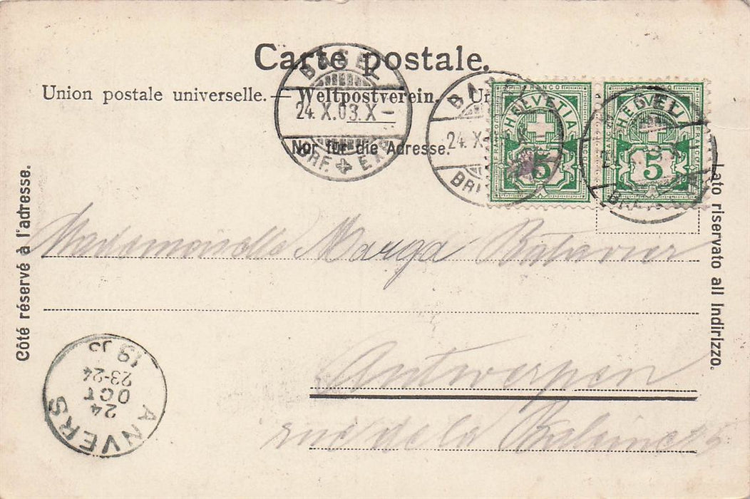 Basel Albanvorstadt Und Breite