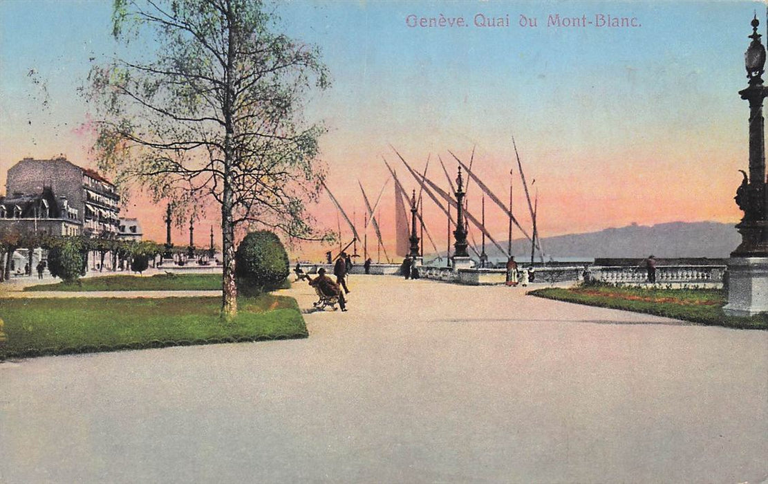 Geneve Quai Du Mont-Blanc