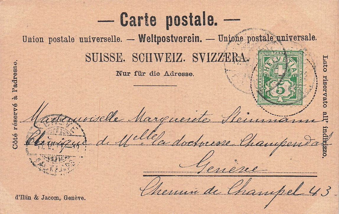 Geneve Rue Du Mont Blanc