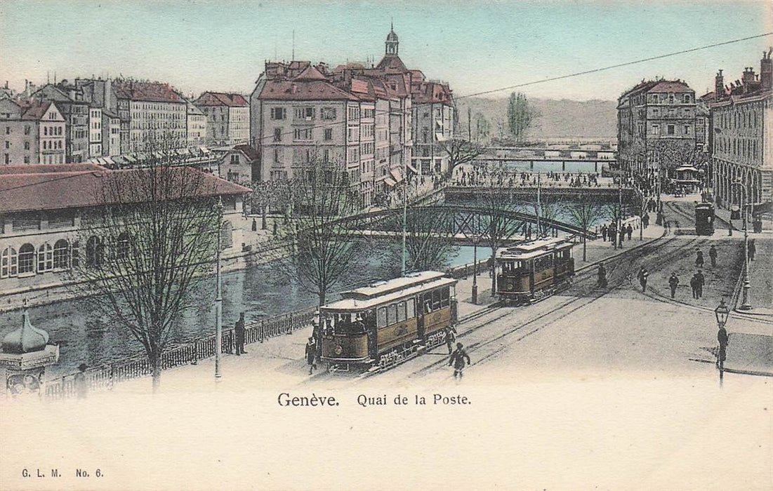 Geneve Quai De La Poste.