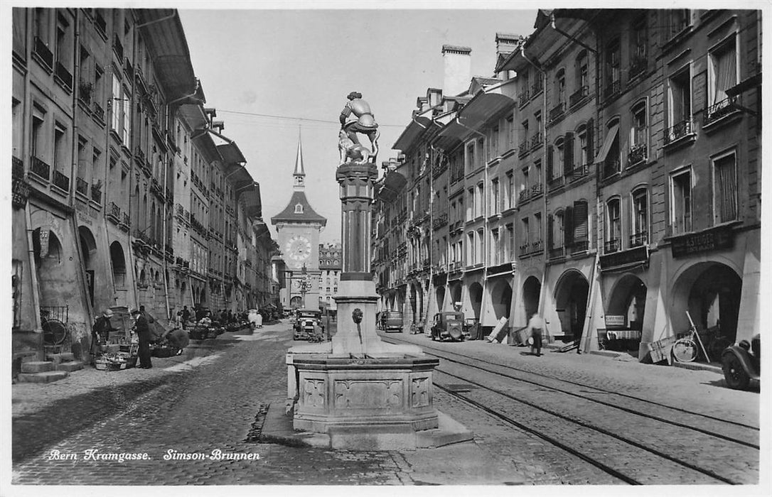 Bern Kramgasse Simson-Brunnen