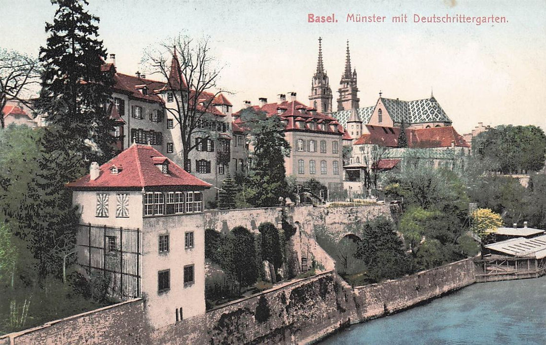 Basel Munster Mit Deutschrittergarten