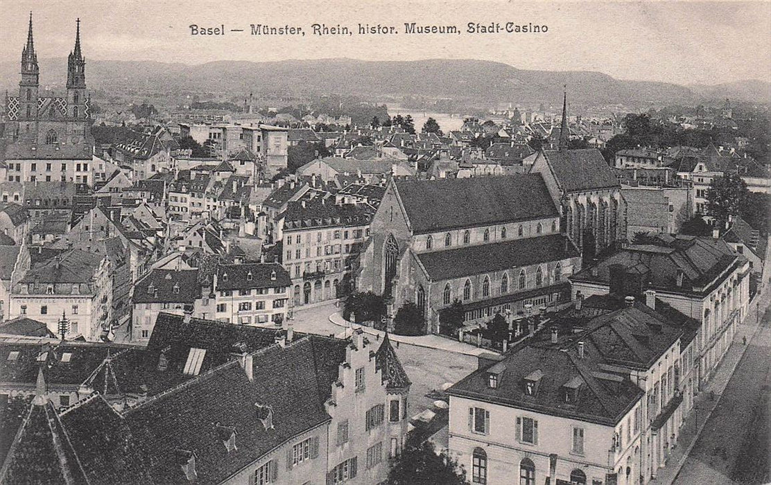 Basel Munster Rhein Histor Museum Stadt-Casino