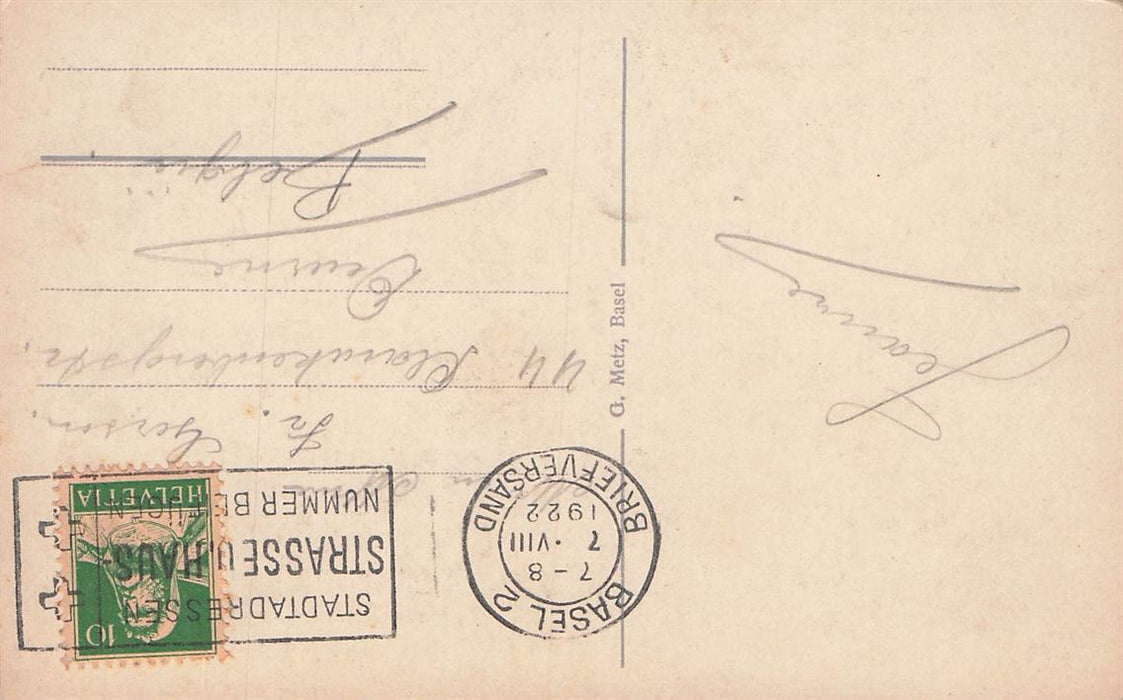 Basel Blick Auf Munster U Histor Museum