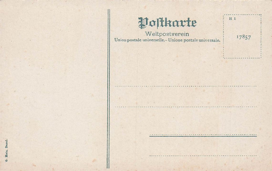 Basel Blick Auf Die Mittlere Rheinbrücke Und Münster