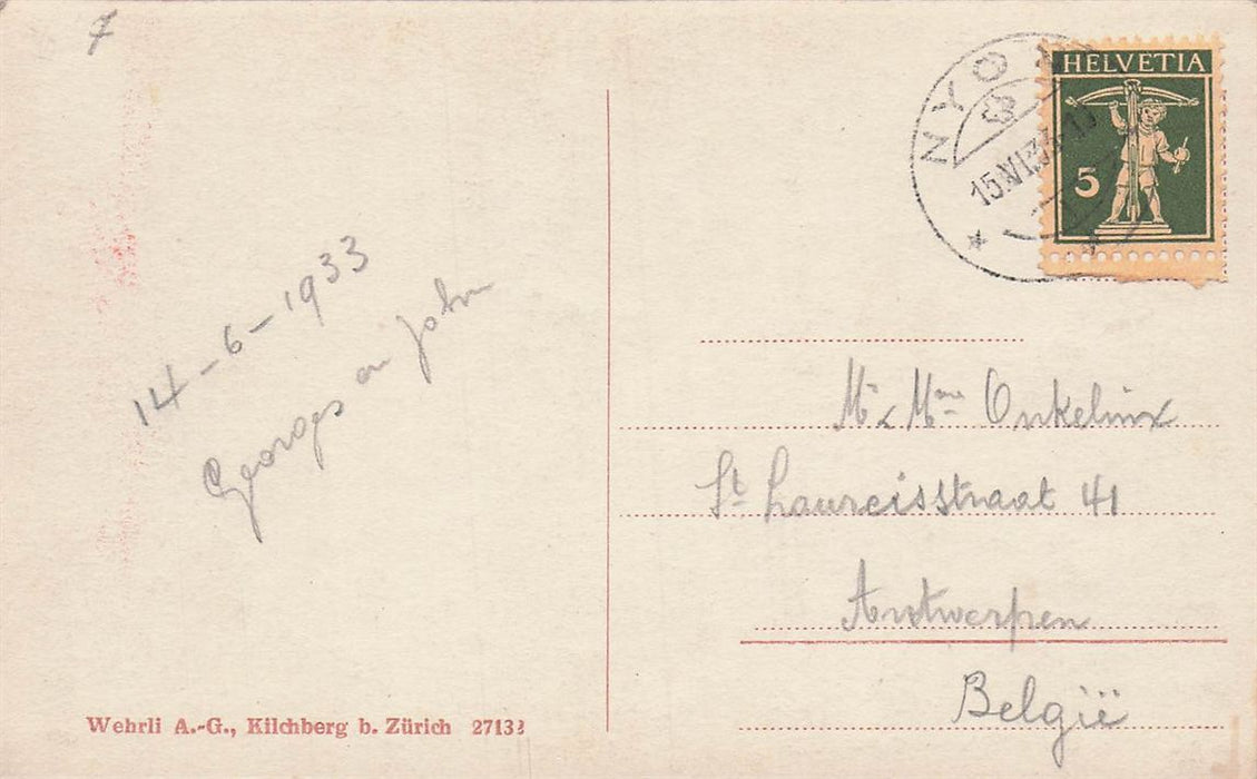 Bern Durchblick Auf Den Marktplatz