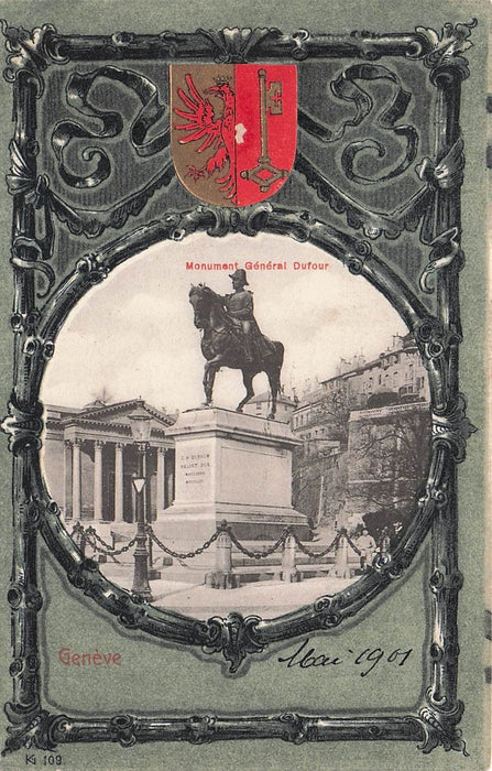 Geneve  Monument Dufour