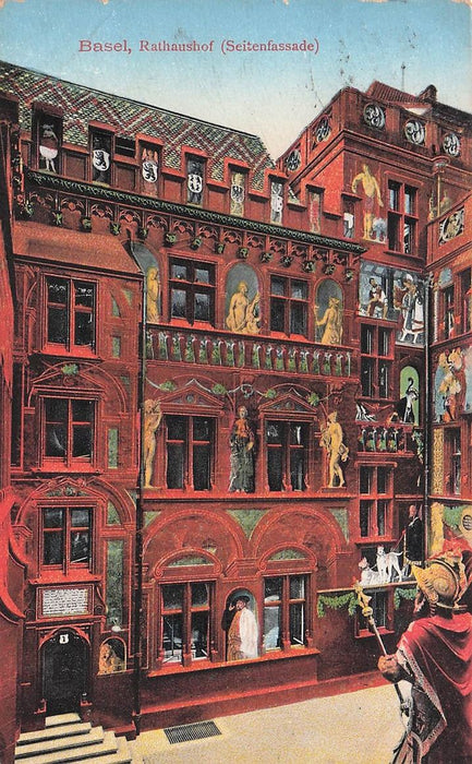Basel Rathaushof (Seitenfassade)