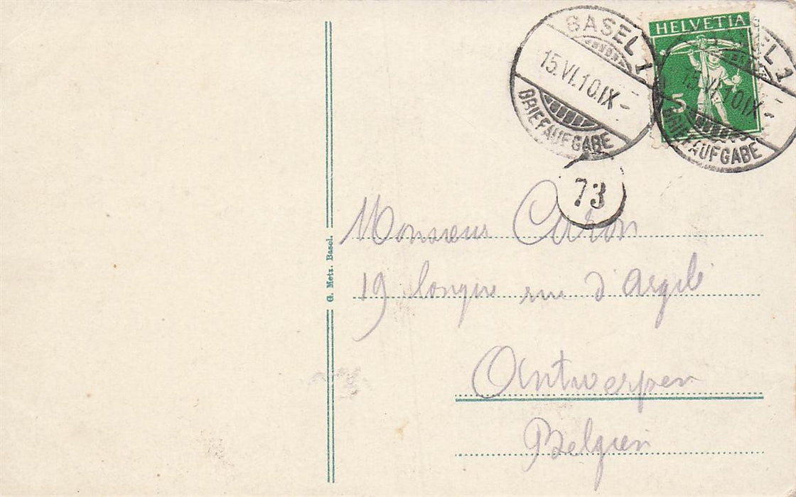 Basel Rathaushof (Seitenfassade)