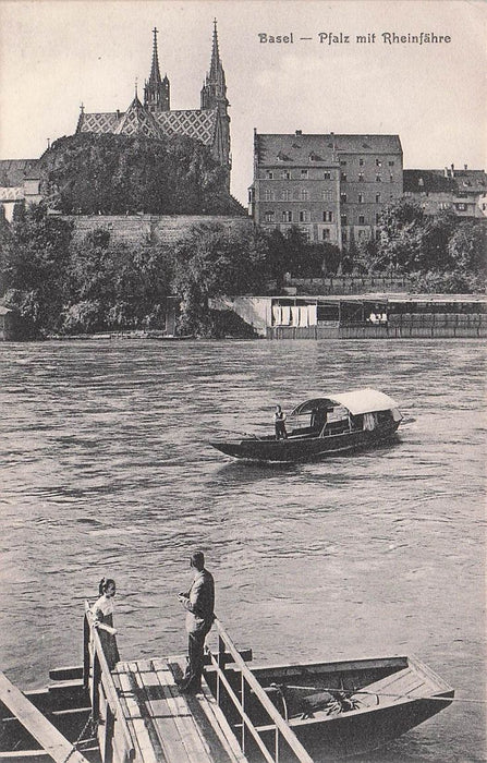 Basel Pfalz Mit Rheinfähre