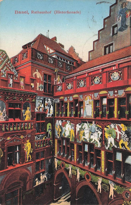 Basel Rathaushof (Hinterfassade)