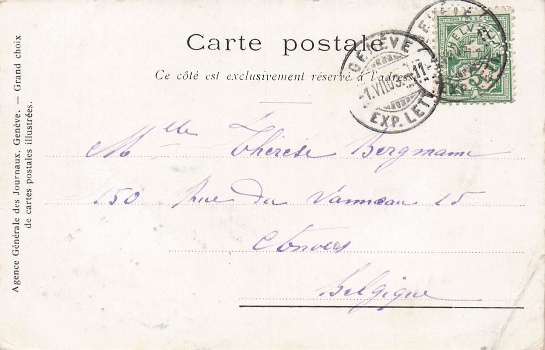 Geneve Portique De La Cathedrale De Saint-Pierre