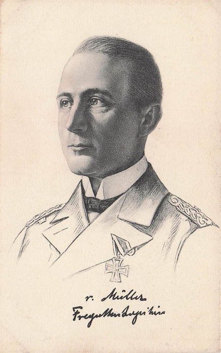 Fregattenkapitän Von Müller Der Kommandant Der Emden