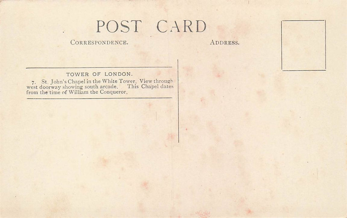 Tower Of London St John'S Chapel In The White Tower