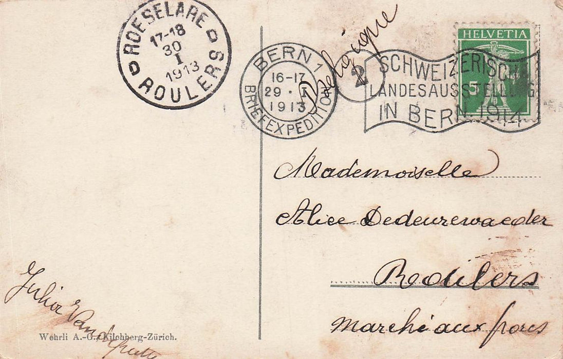 Bern Das Weltpostdenkmal