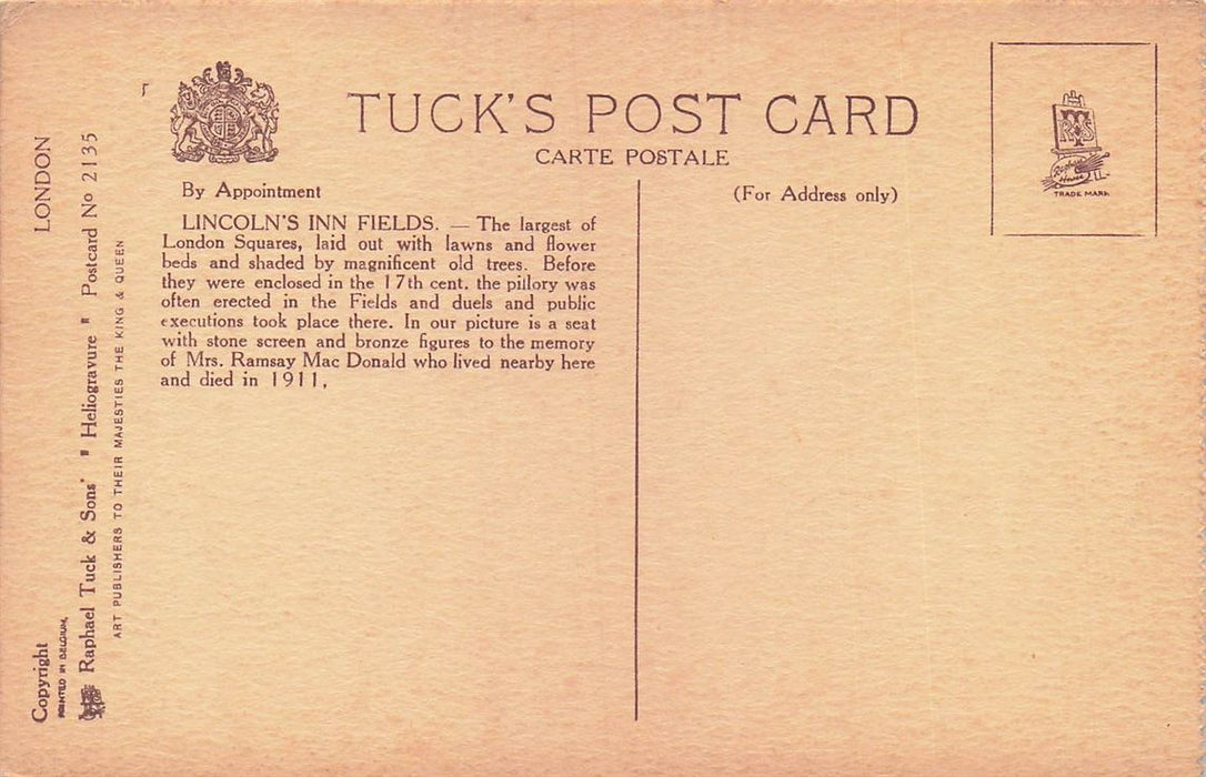 Lincolns Inn Fields London