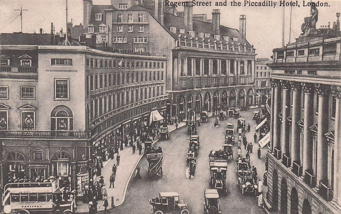 Regent Street And The Piccadilly Hotel London