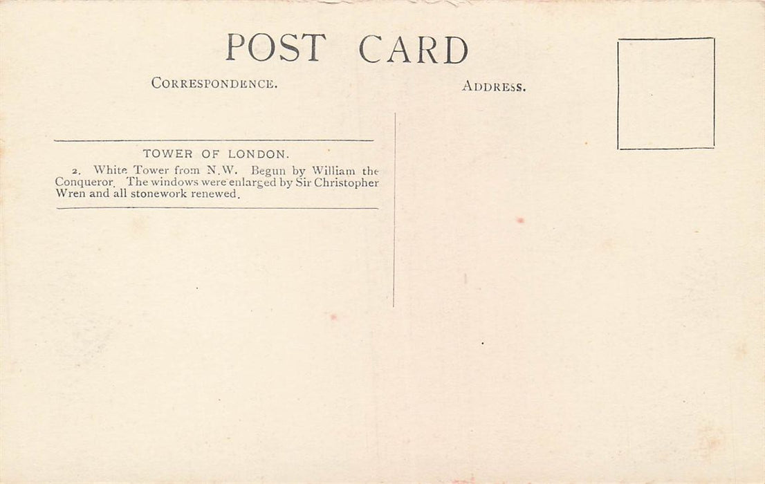 Tower Of London White Tower From N W