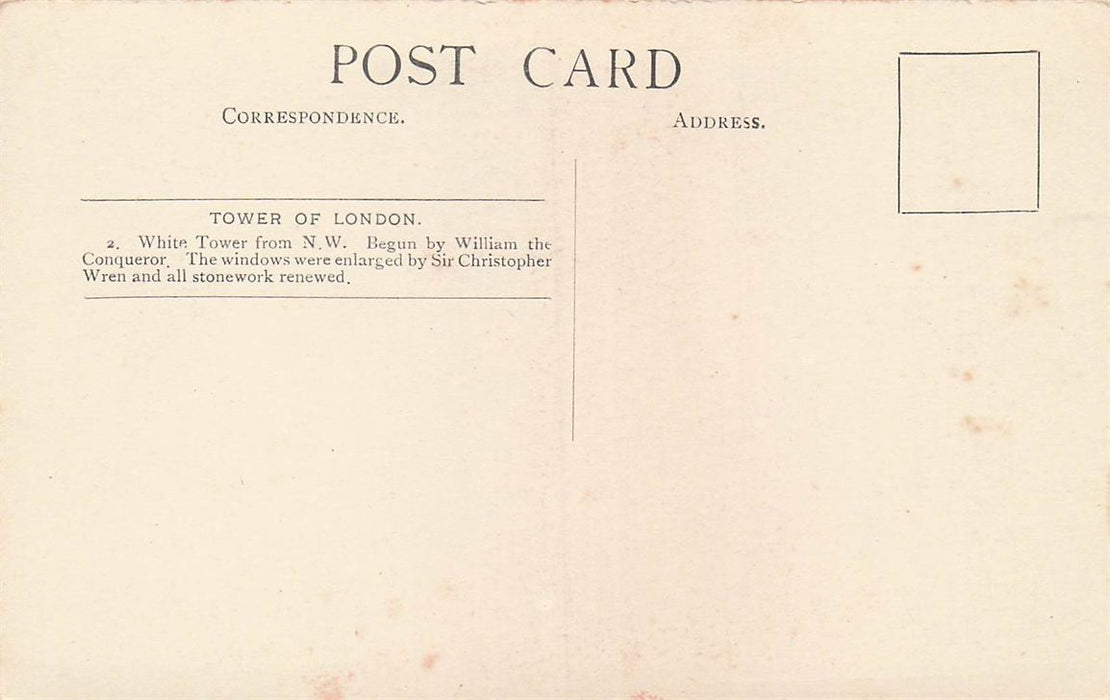 Tower Of London White Tower From N W