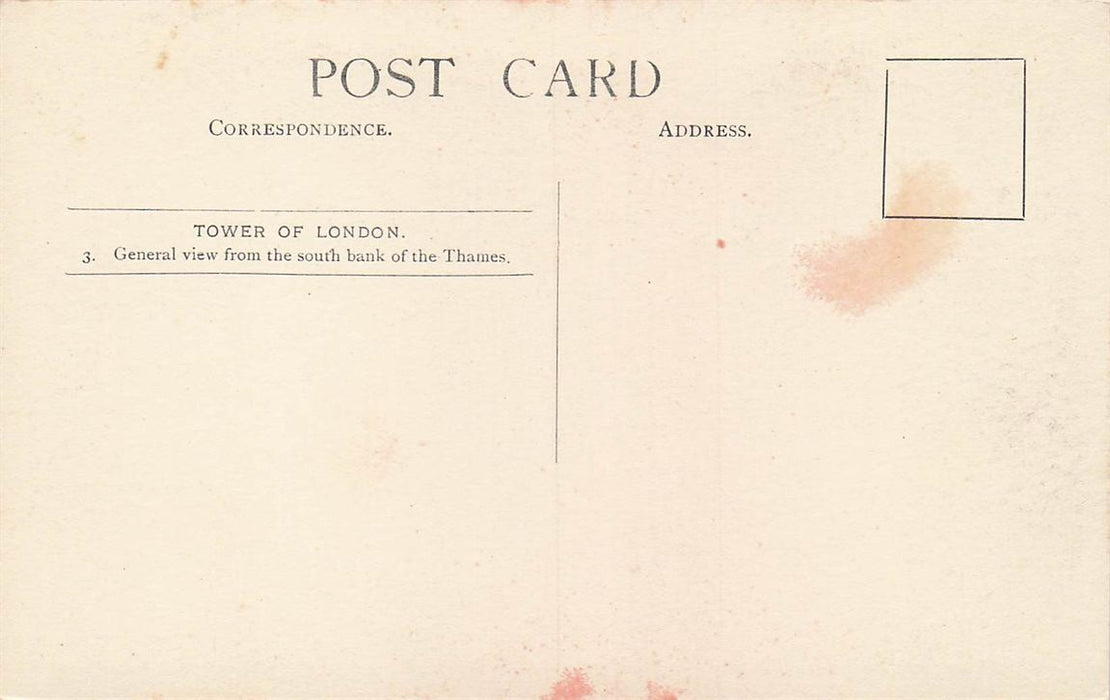 Tower Of London General View From The South Bank Of The Thames