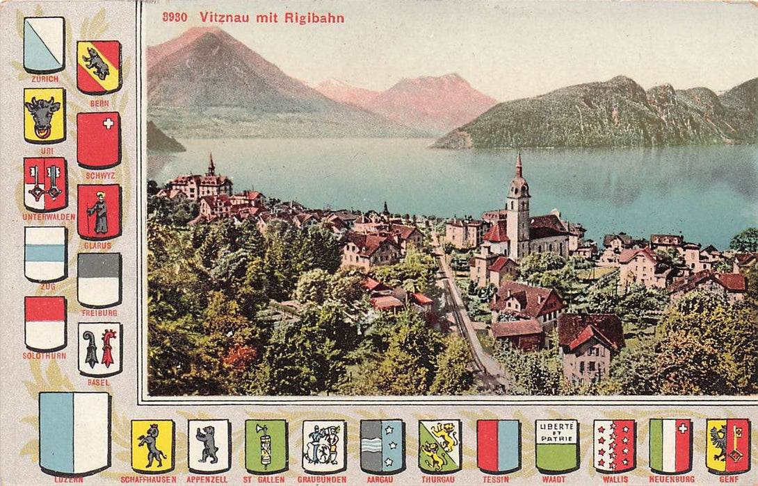 Vitznau Mit Rigibahn