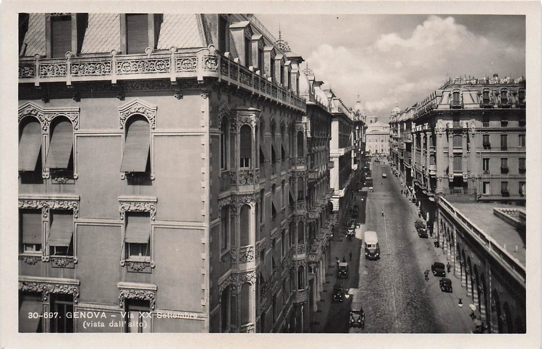 Genova Via Xx Settembre (Vista Dall'Alto)