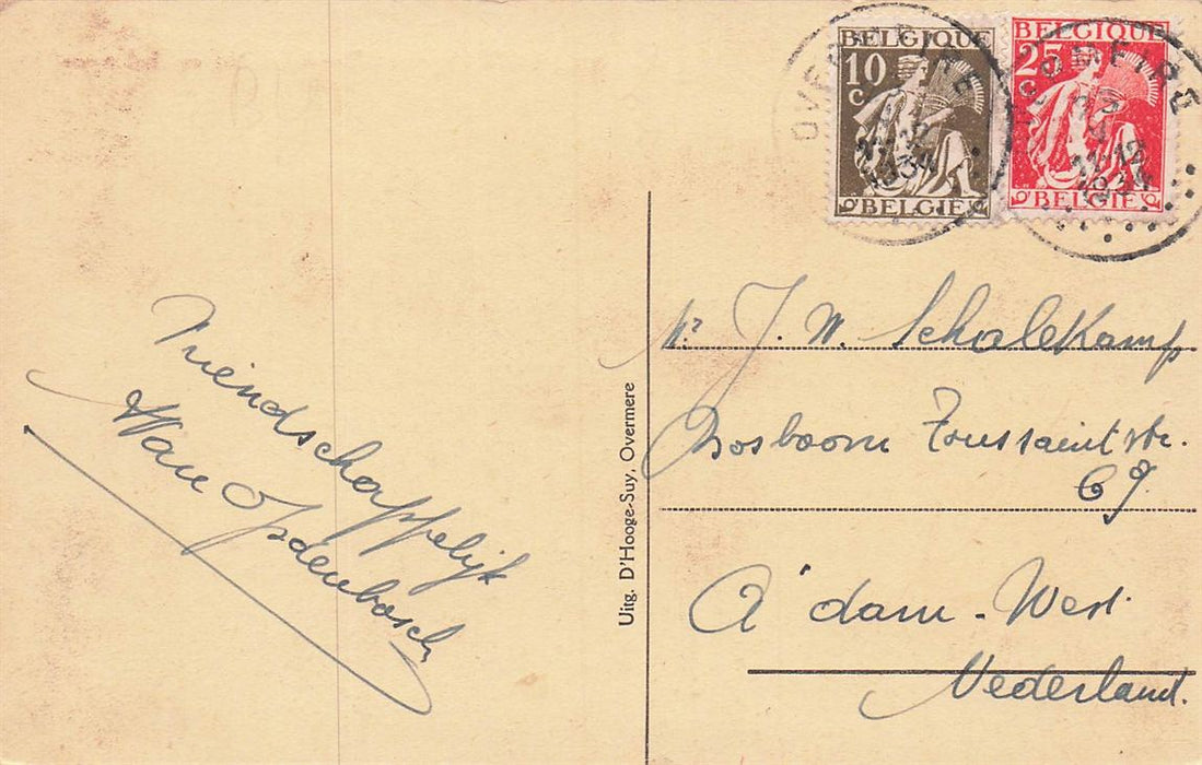 Overmere Donk Zicht Op Het Meer