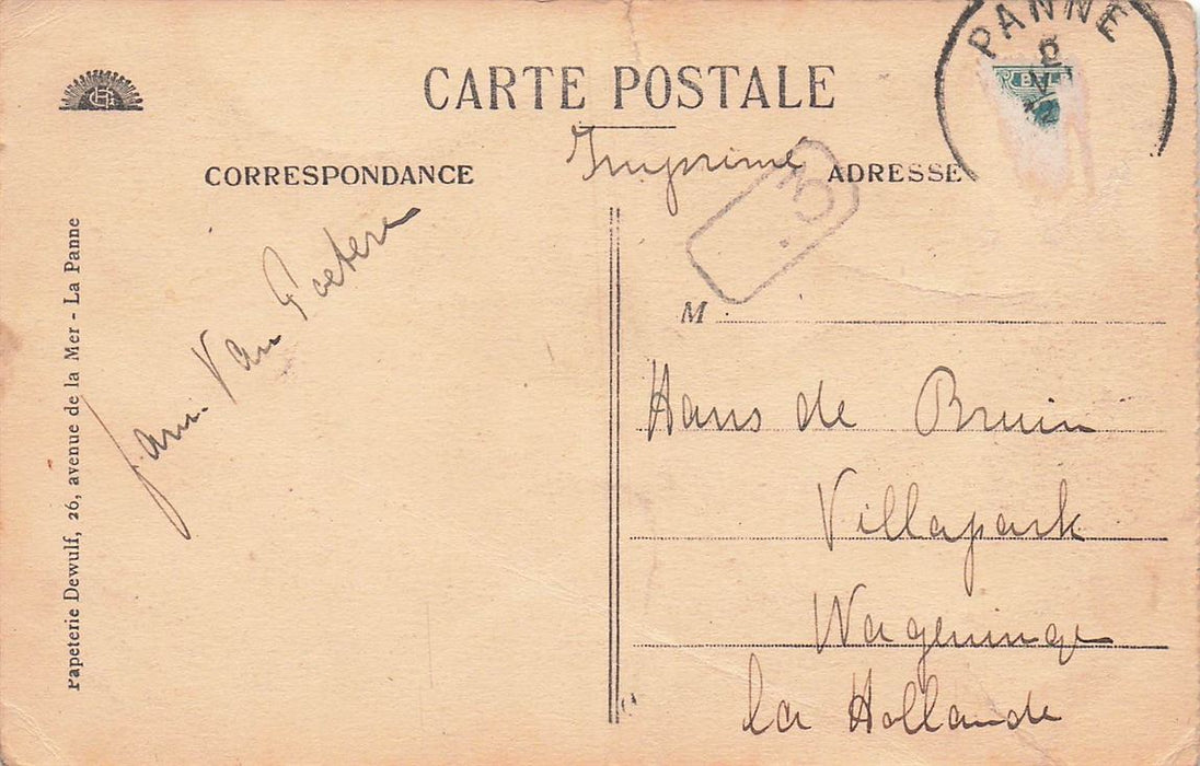 La Panne Barque De Peche