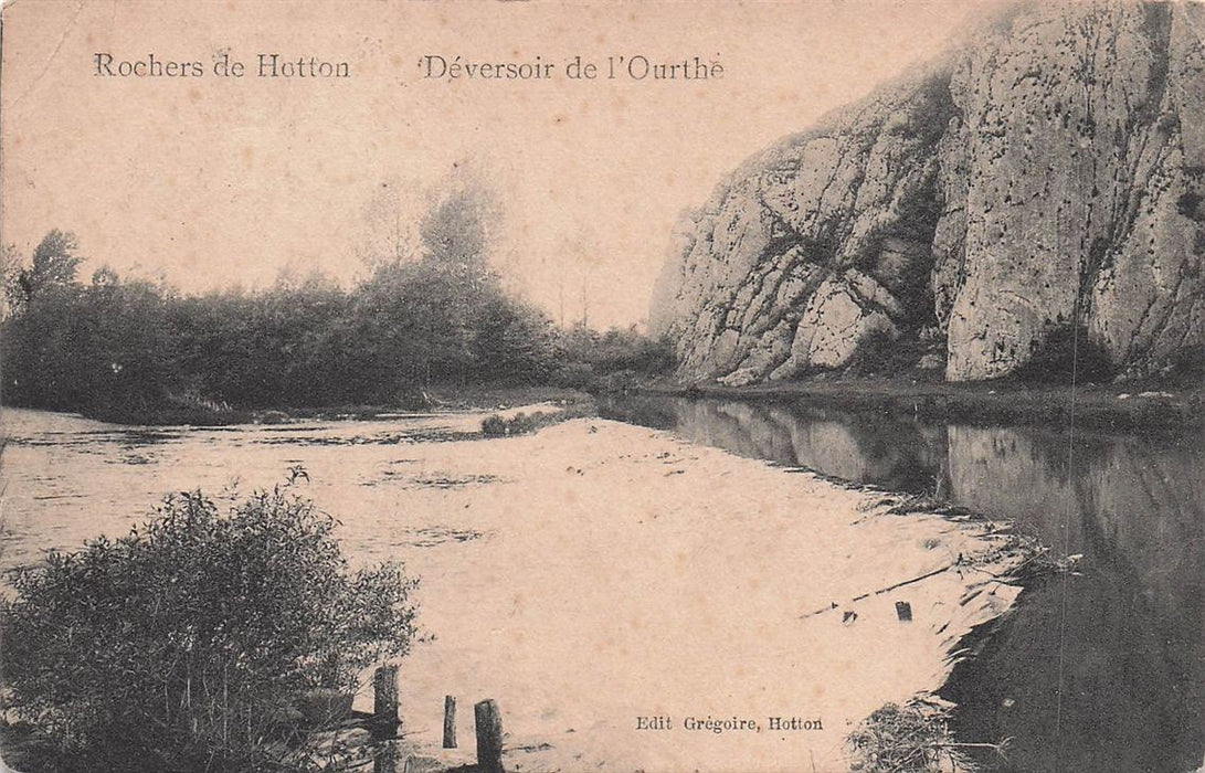 Rochers De Hotton Deversoir De L'Ourthe