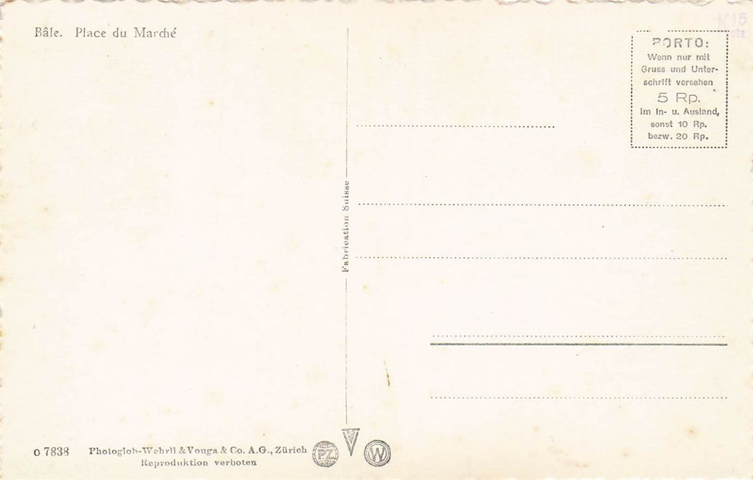 Basel Bale Place Du Marche