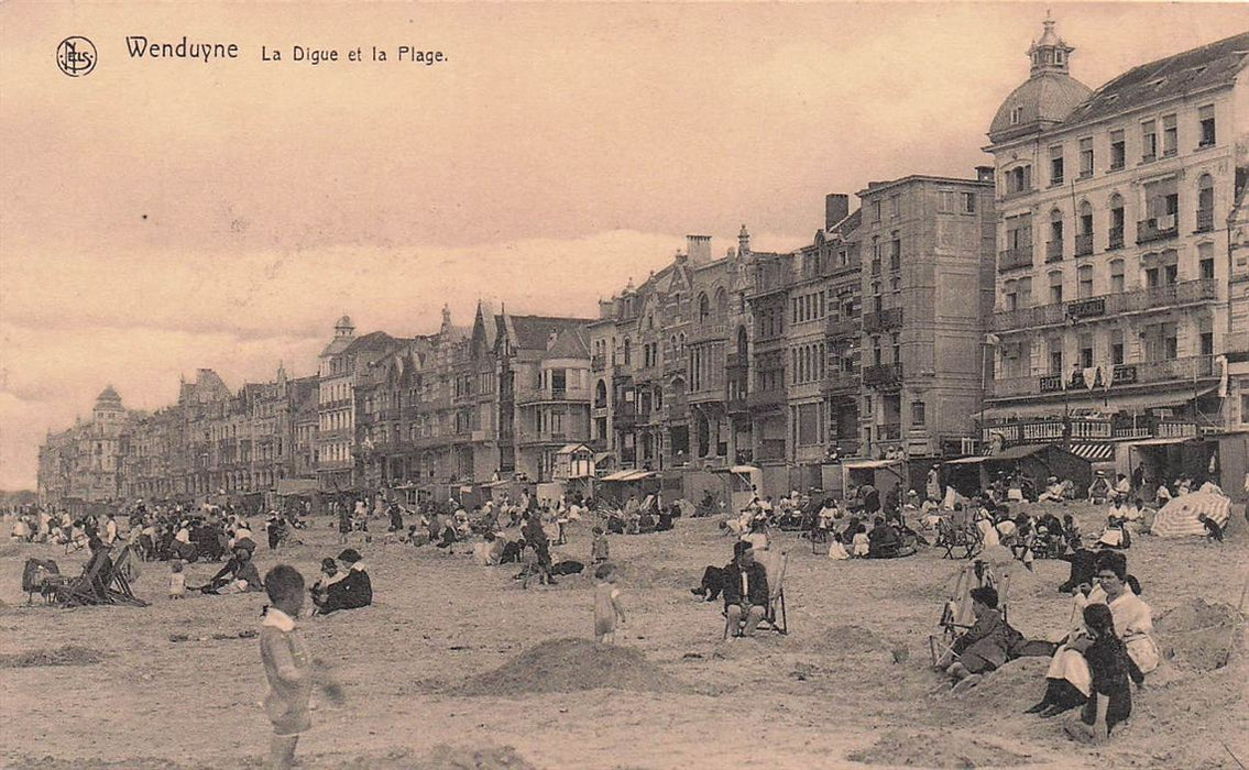 Wenduine Wenduyne La Digue Et La Plage