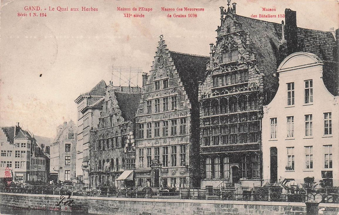 Gand Le Quai Aux Herbes