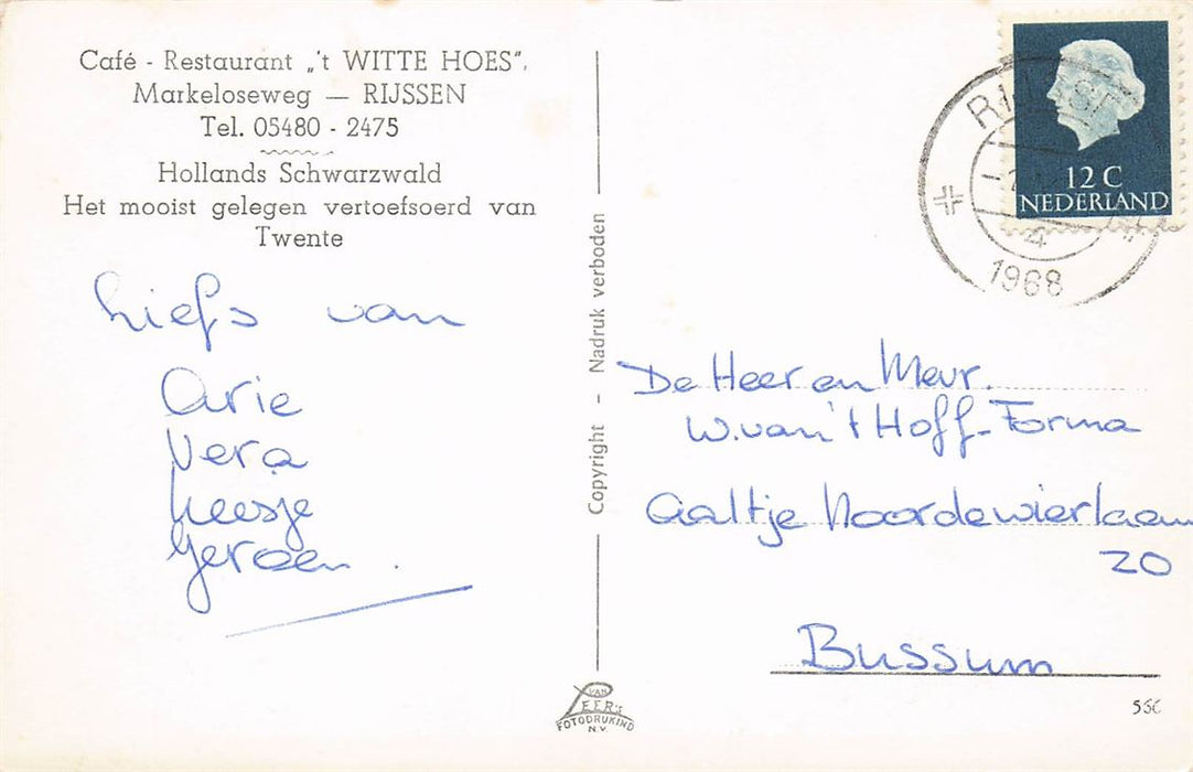 Rijssen Wandelpaadje In 'T Schwarzwald