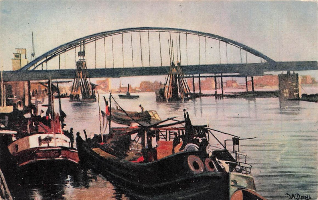 Deventer Gezicht Op De Nieuwe Brug