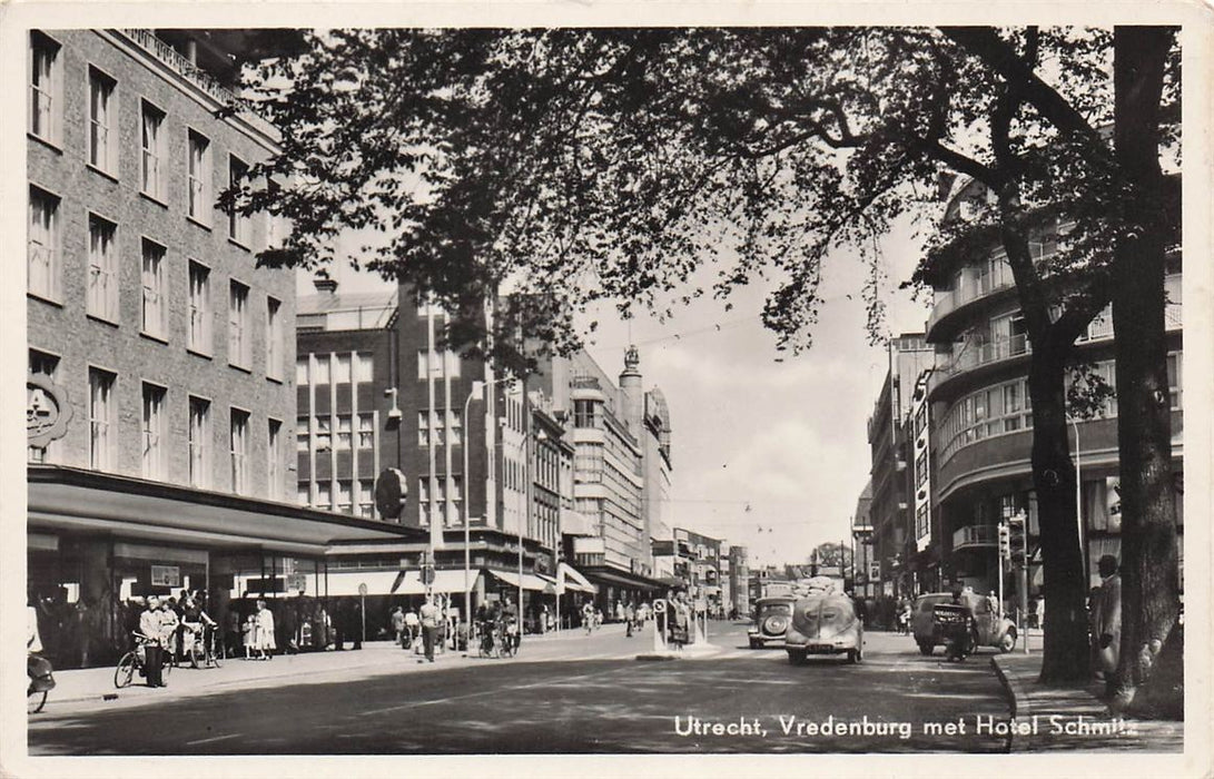 Utrecht Vredenburg Met Hotel Schmitz