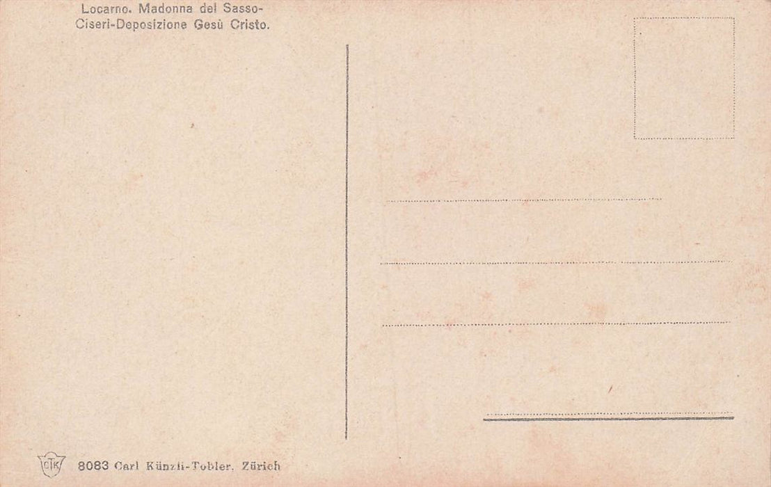Locarno Madonna Del Sasso Ciseri Deposizione Gesu Cristo