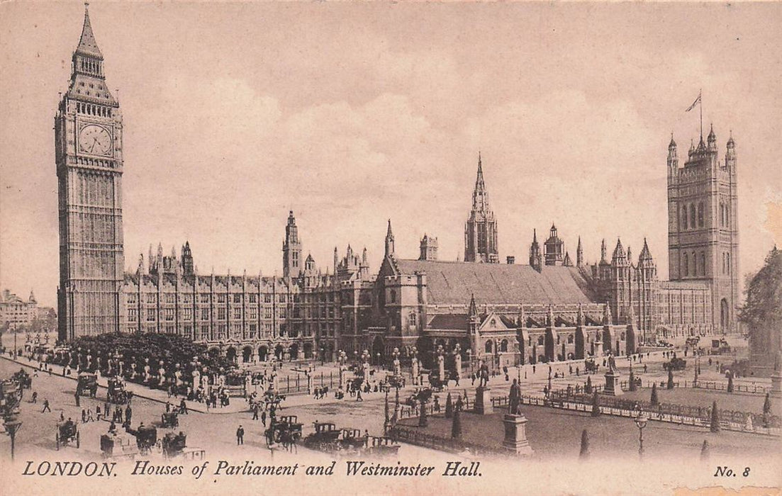 London Houses Of Parliament And Westminster Hall
