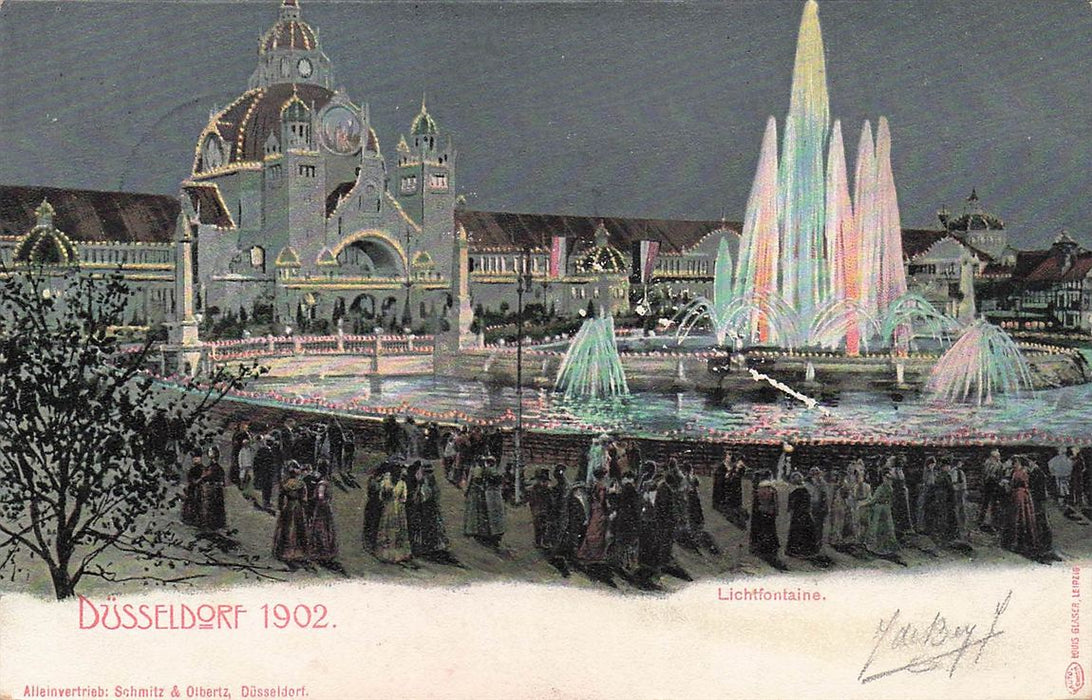 Dusseldorf 1902 Lichtfontaine