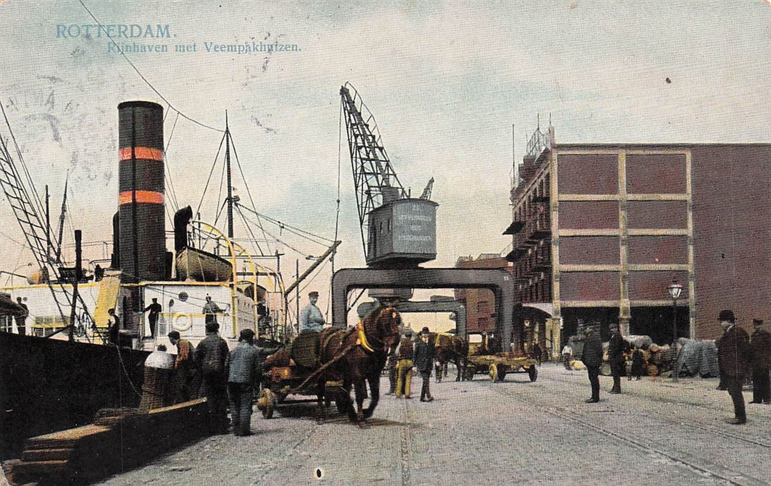 Rotterdam Rijnhaven Met Veempakhuizen