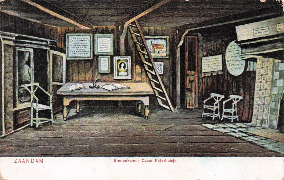 Zaandam Binnenkamer Czaar Peterhuisje