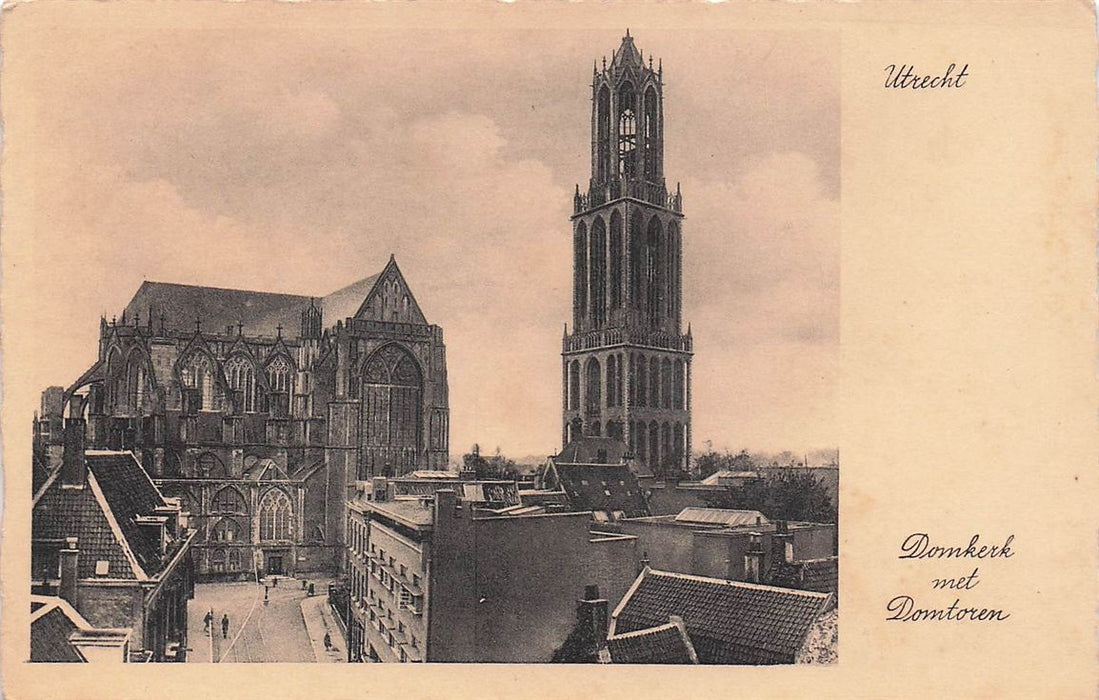 Utrecht Domkerk Met Domtoren