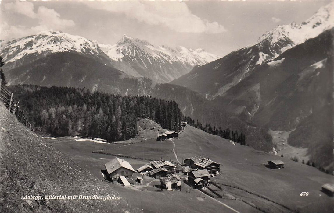 Astegg Zillertal Mit Brundbergkolm