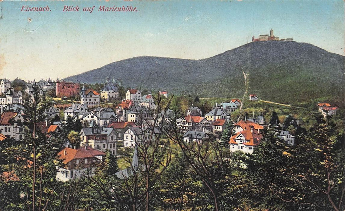 Eisenach Blick Auf Marienhöhe